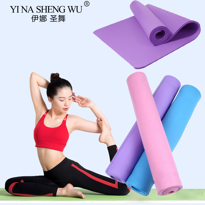 Pilates Yoga Matte - 6MM Thick Yoga Mat Anti-skid Sports