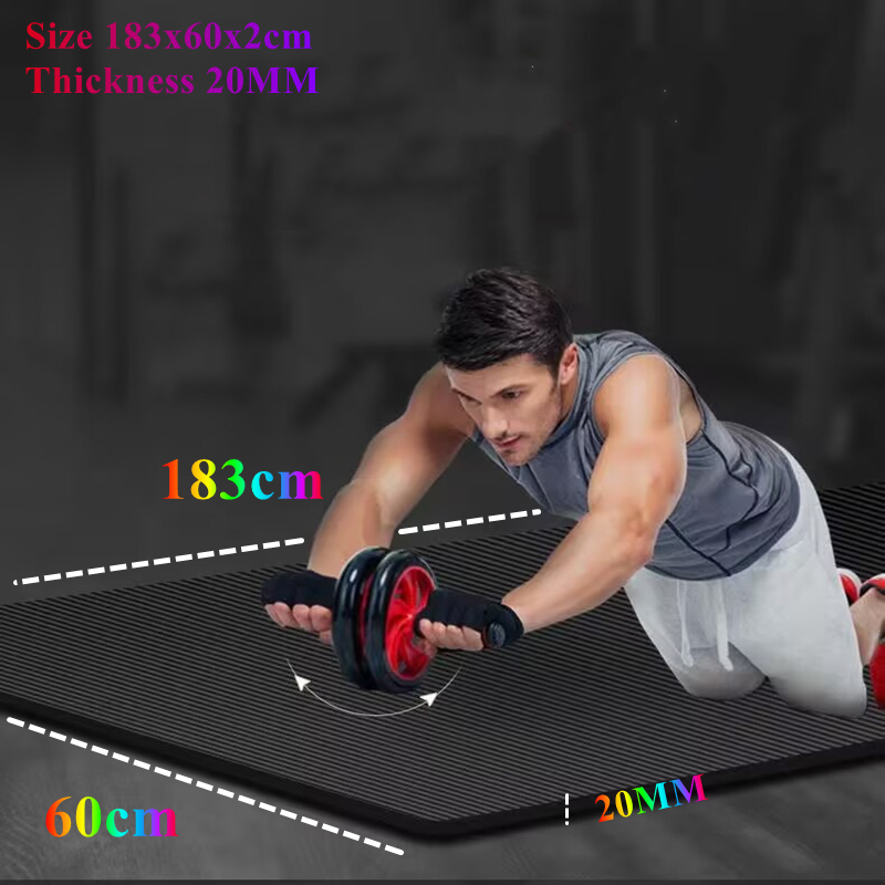 Pilates Yoga Matte - 1830×600mm 20MM Comfort Foam Thick Yoga