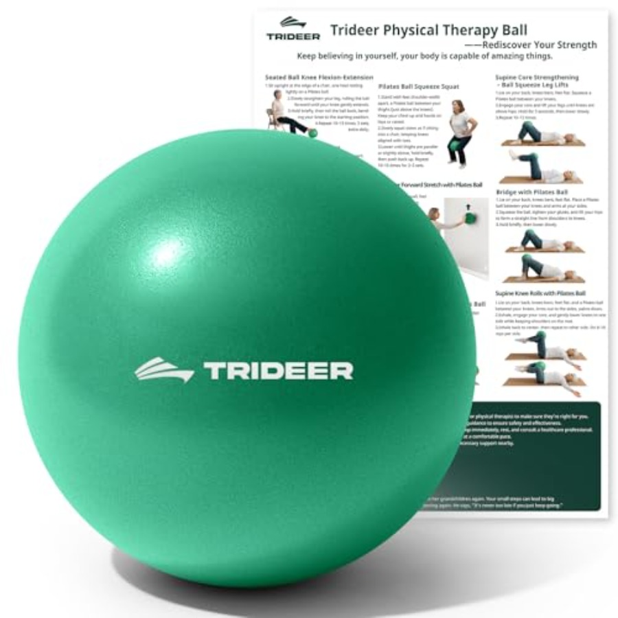 Pilates Ball Mini - Exercise Balls Physical Therapy, 9 Inch