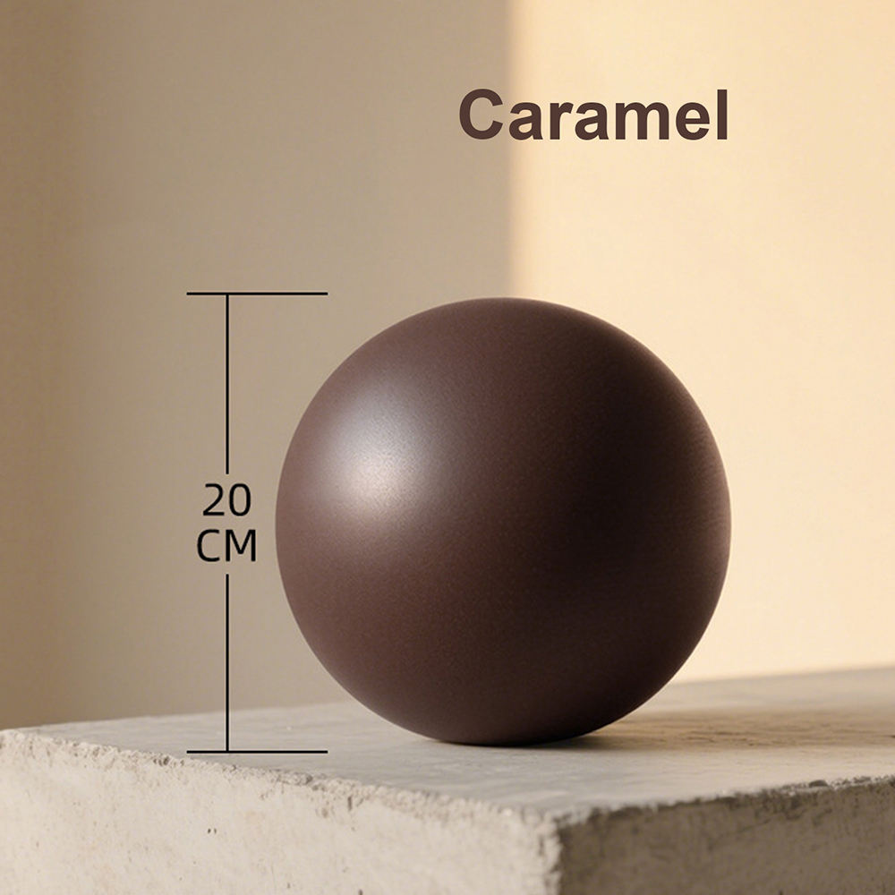 Pilates Yoga Matte - 20cm PVC Matte Round Exercise Ball