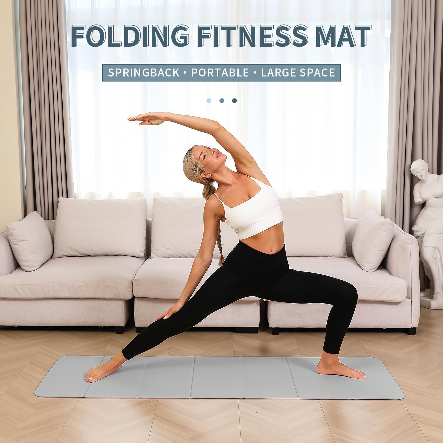 Foldable Yoga Mat 10mm Extra T - Pilates Yoga Home recensie en prijs