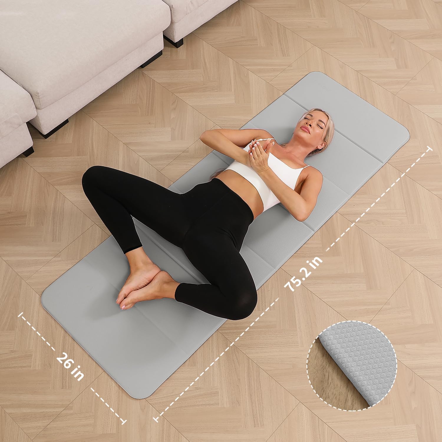 Foldable Yoga Mat 10mm Extra T - Pilates Yoga Home recensie en prijs