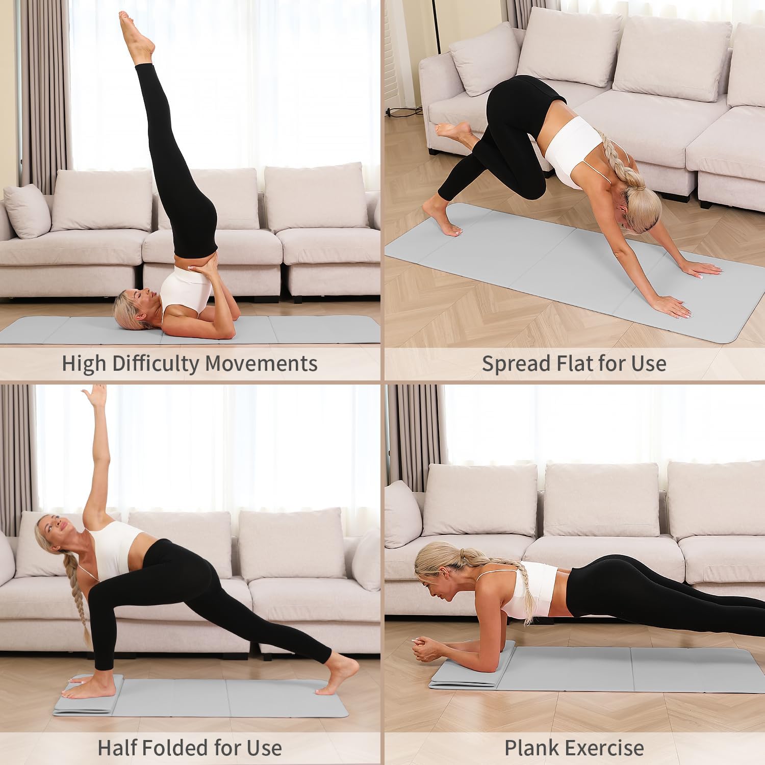 Foldable Yoga Mat 10mm Extra T - Pilates Yoga Home recensie en prijs