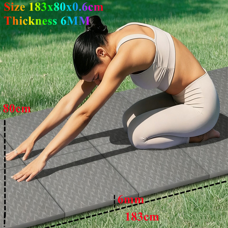 Fold Yoga Mat Anti-skid 1830×6 - Pilates Yoga Matte recensie en prijs