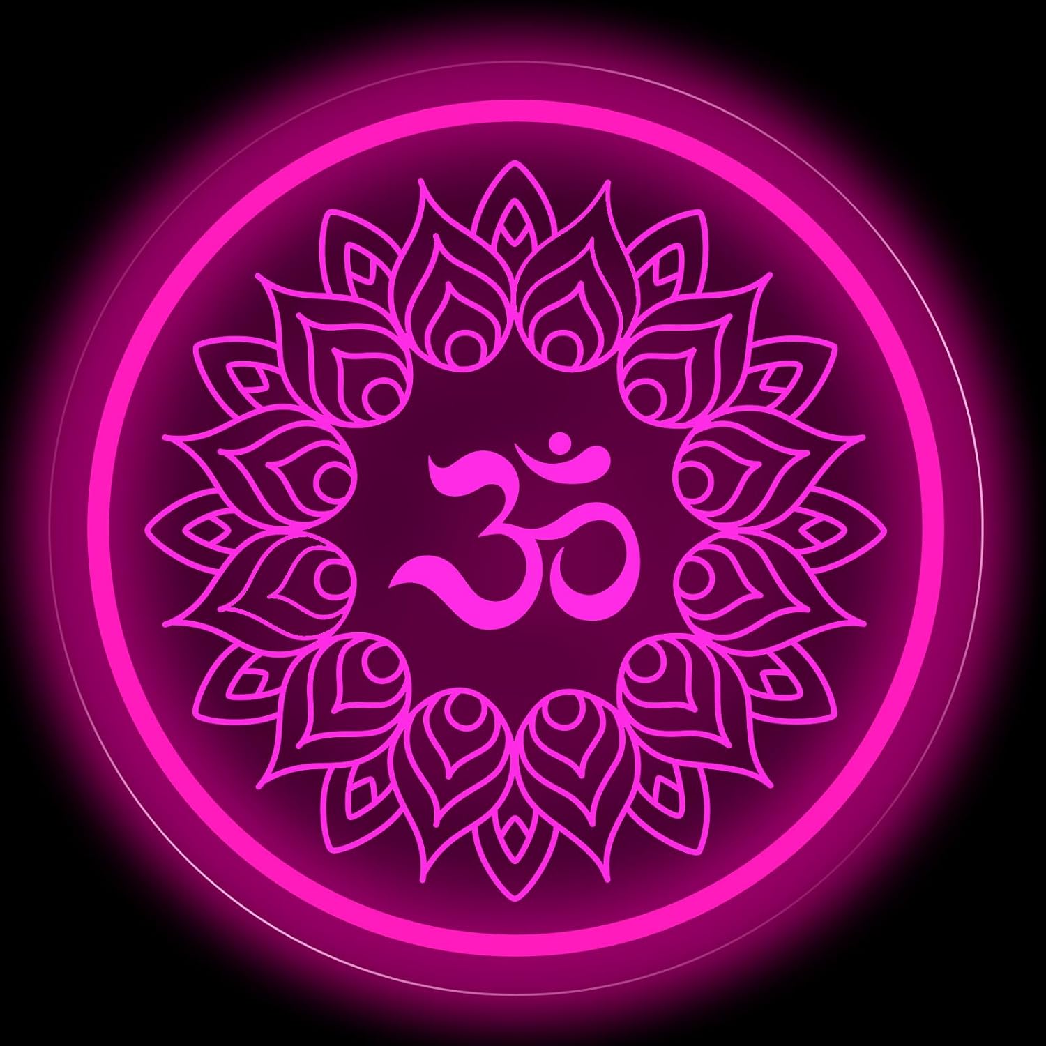 Om Mandala Neon Sign USB Power - Pilates Yoga Room recensie en prijs