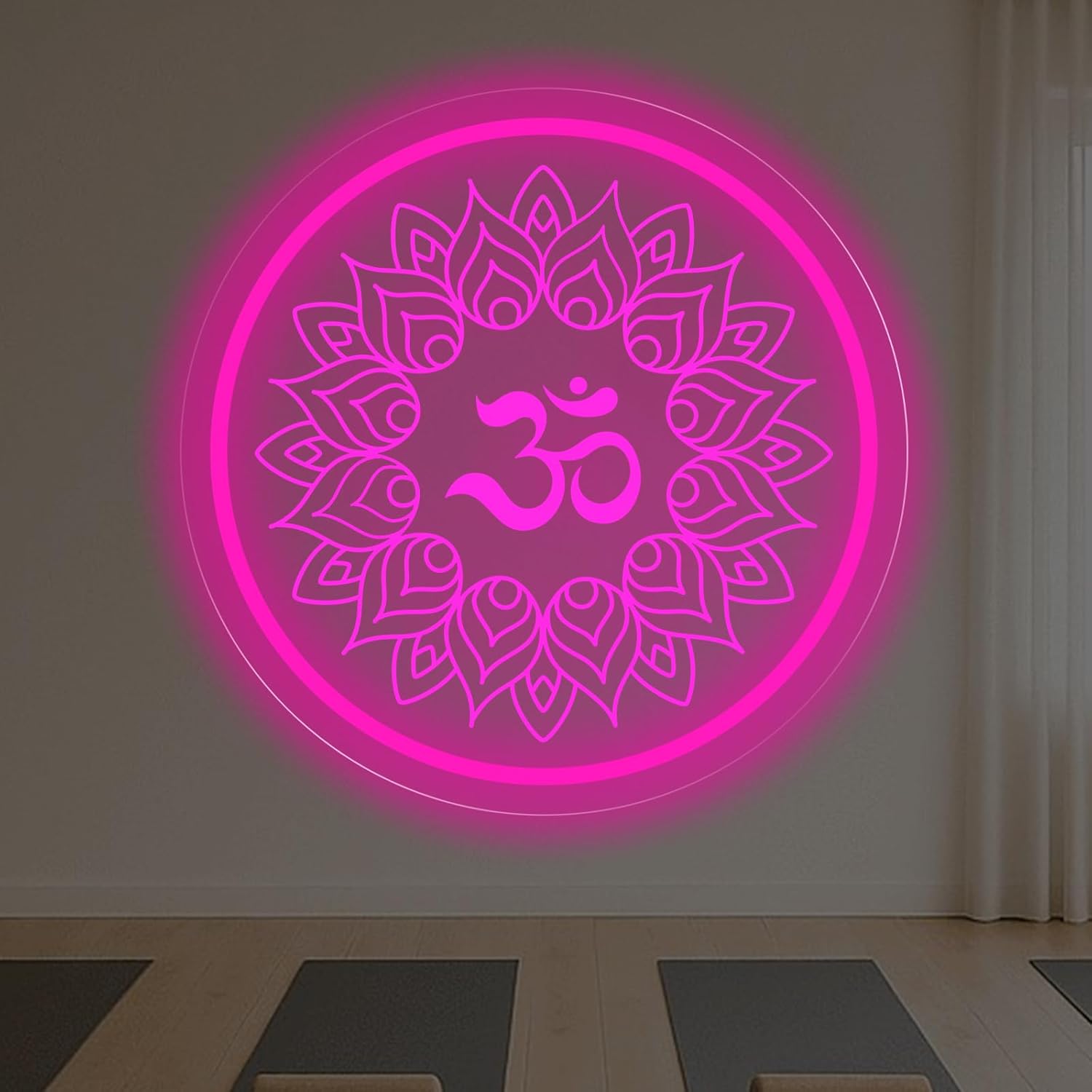 Om Mandala Neon Sign USB Power - Pilates Yoga Room recensie en prijs
