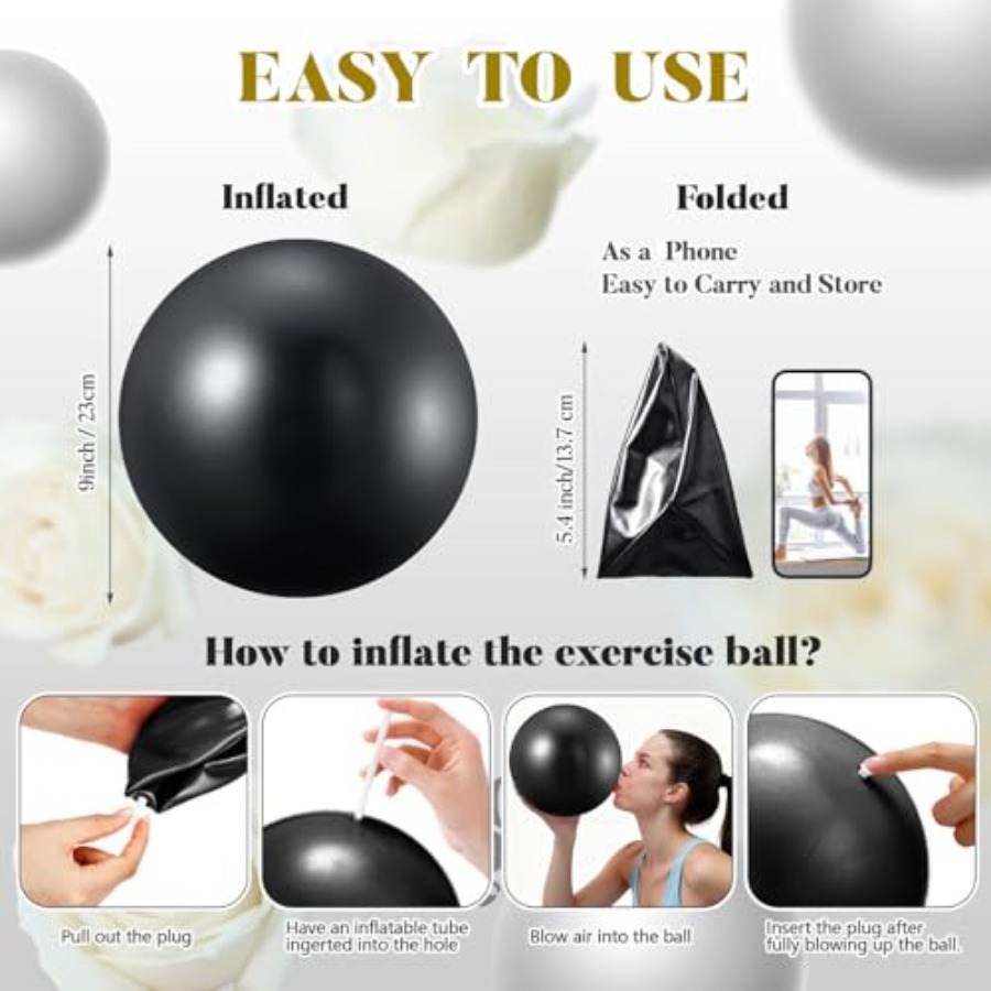 40 Pcs 9 Inch Exercise Pilates - Pilates Ball Mini recensie en prijs