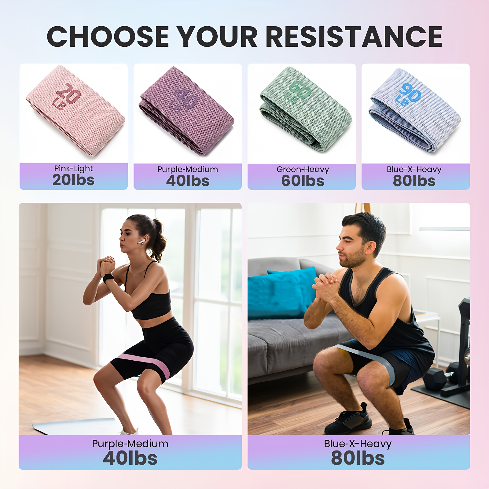 1Pc/4Pcs Fitness Resistance Ba - Pilates Yoga Room recensie en prijs