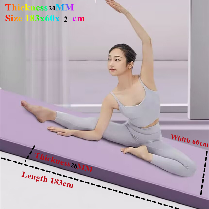 20MM Yoga Mat Anti-skid 183×60 - Pilates Yoga Matte recensie en prijs
