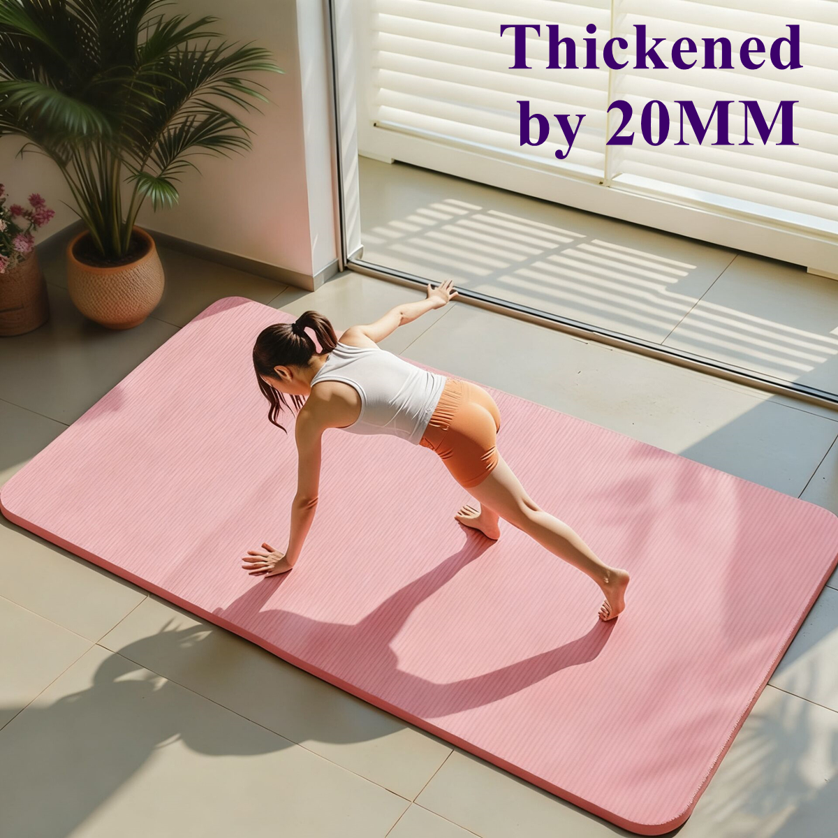 183×60cm 15-20MM Thick Yoga Ma - Pilates Yoga Matte recensie en prijs
