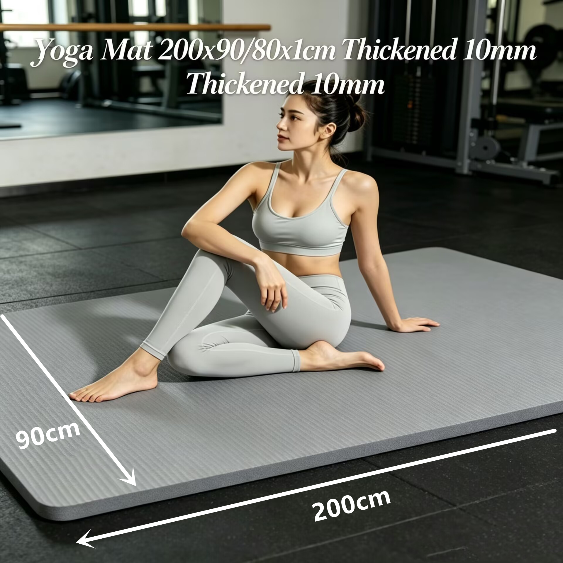 10MM Extra Thick Outdoor 200cm - Pilates Yoga For Beginners recensie en prijs