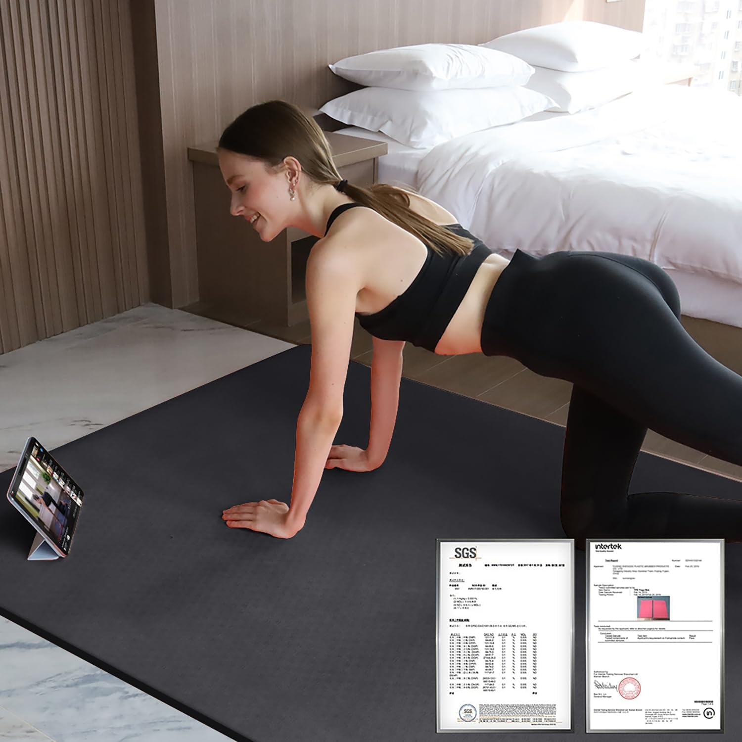 Extra Thick TPE Yoga Mat 6'x4' - Pilates Yoga Home recensie en prijs