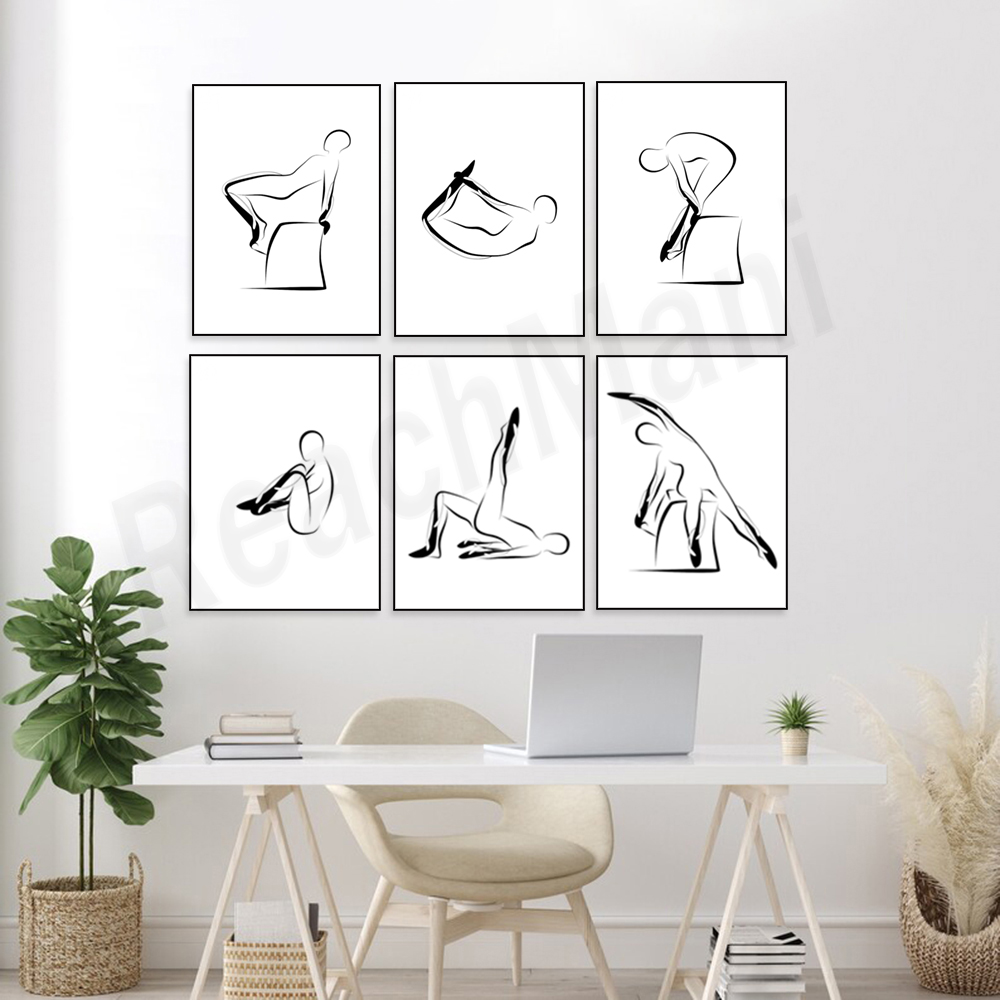 Pilates posters, Pilates push- - Pilates Yoga Room recensie en prijs