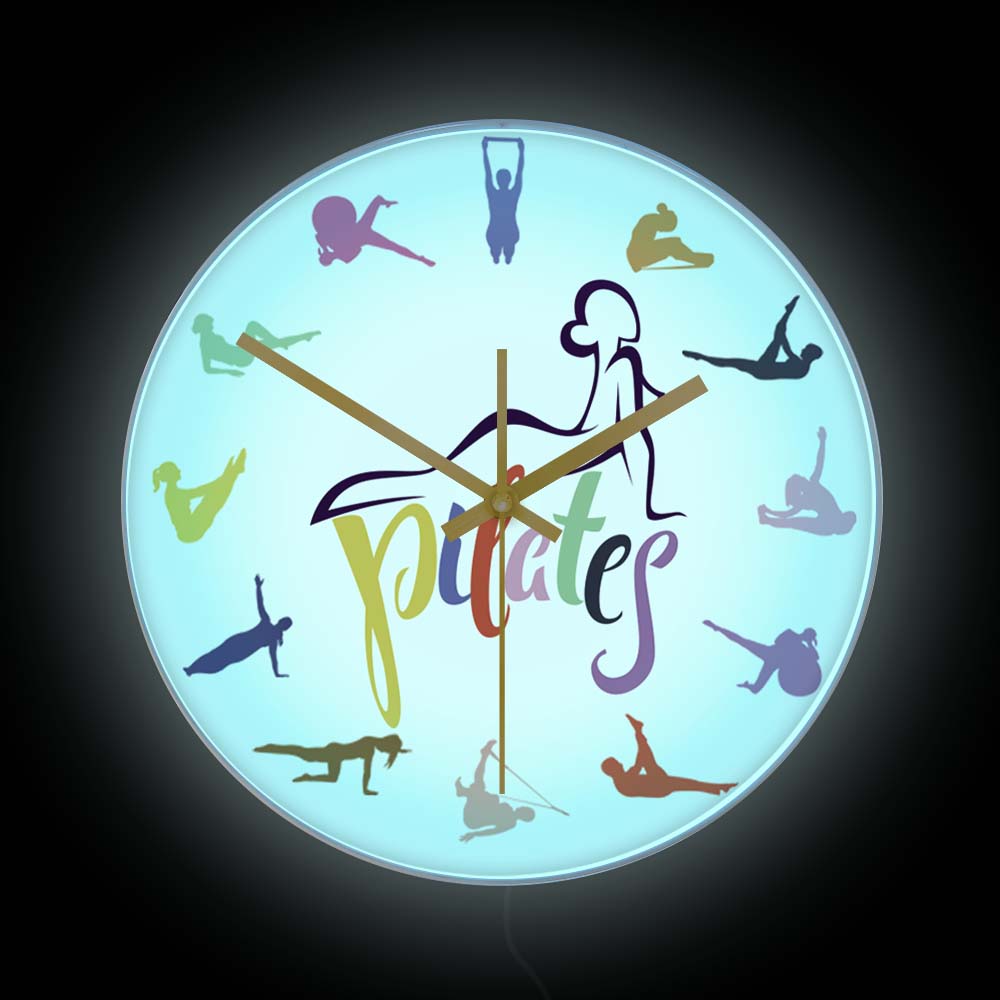 Pilates Pose Colorful Print Wa - Pilates Yoga Room recensie en prijs