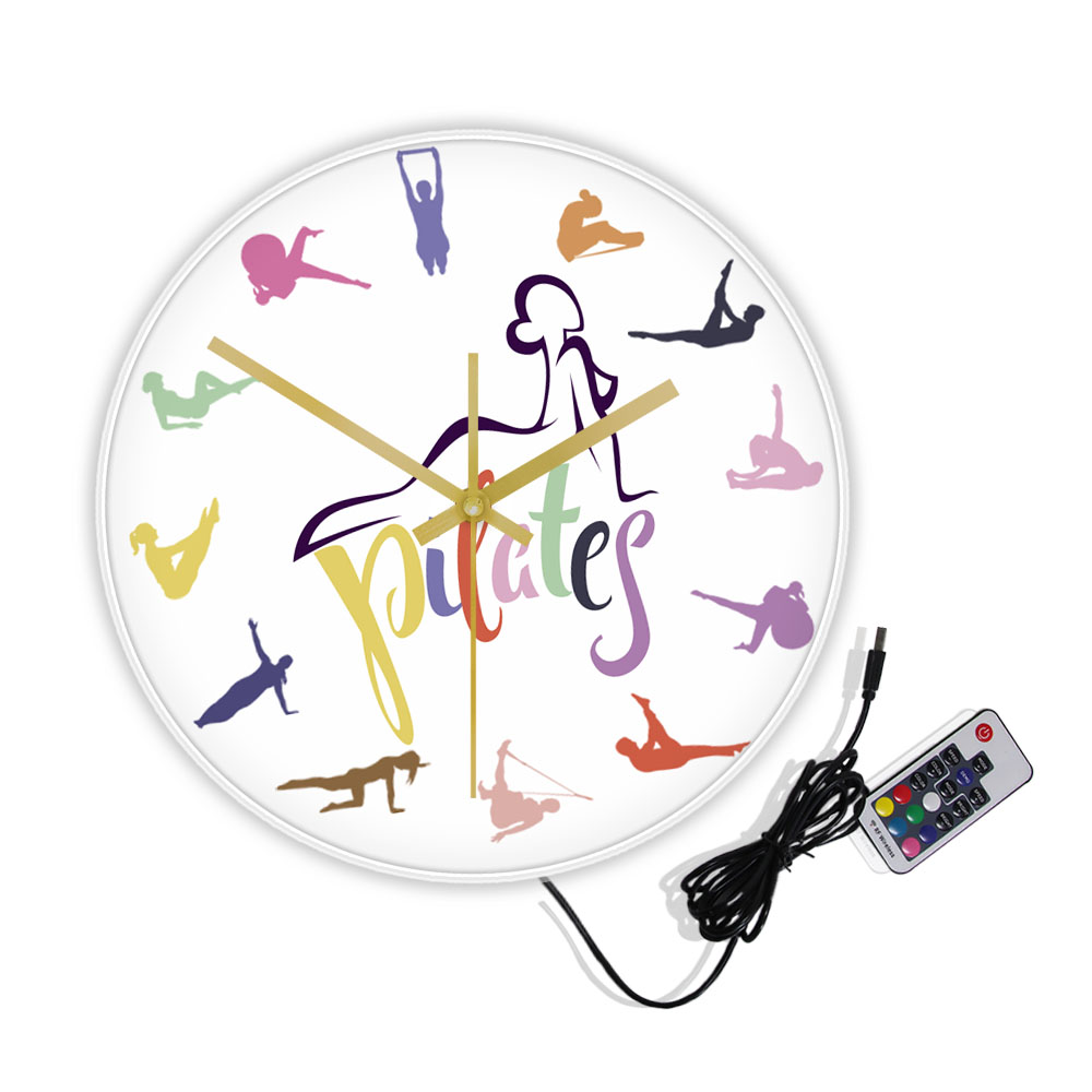 Pilates Pose Colorful Print Wa - Pilates Yoga Room recensie en prijs