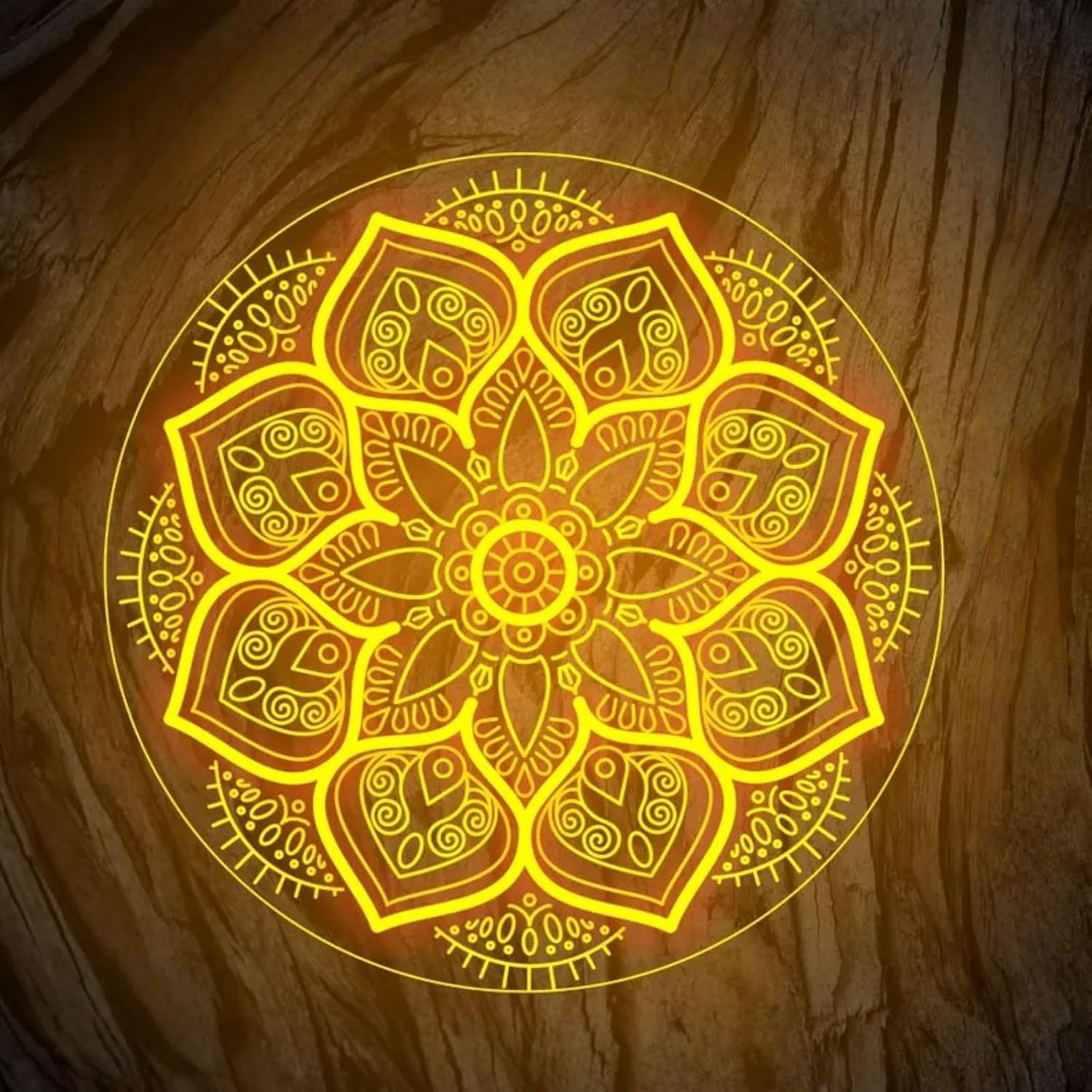 Mandala Neon Sign USB Powered  - Pilates Yoga Room recensie en prijs