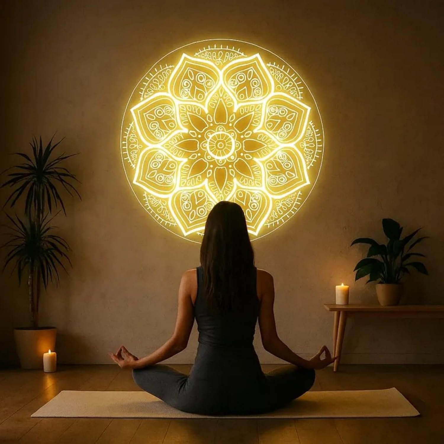 Mandala Neon Sign USB Powered  - Pilates Yoga Room recensie en prijs