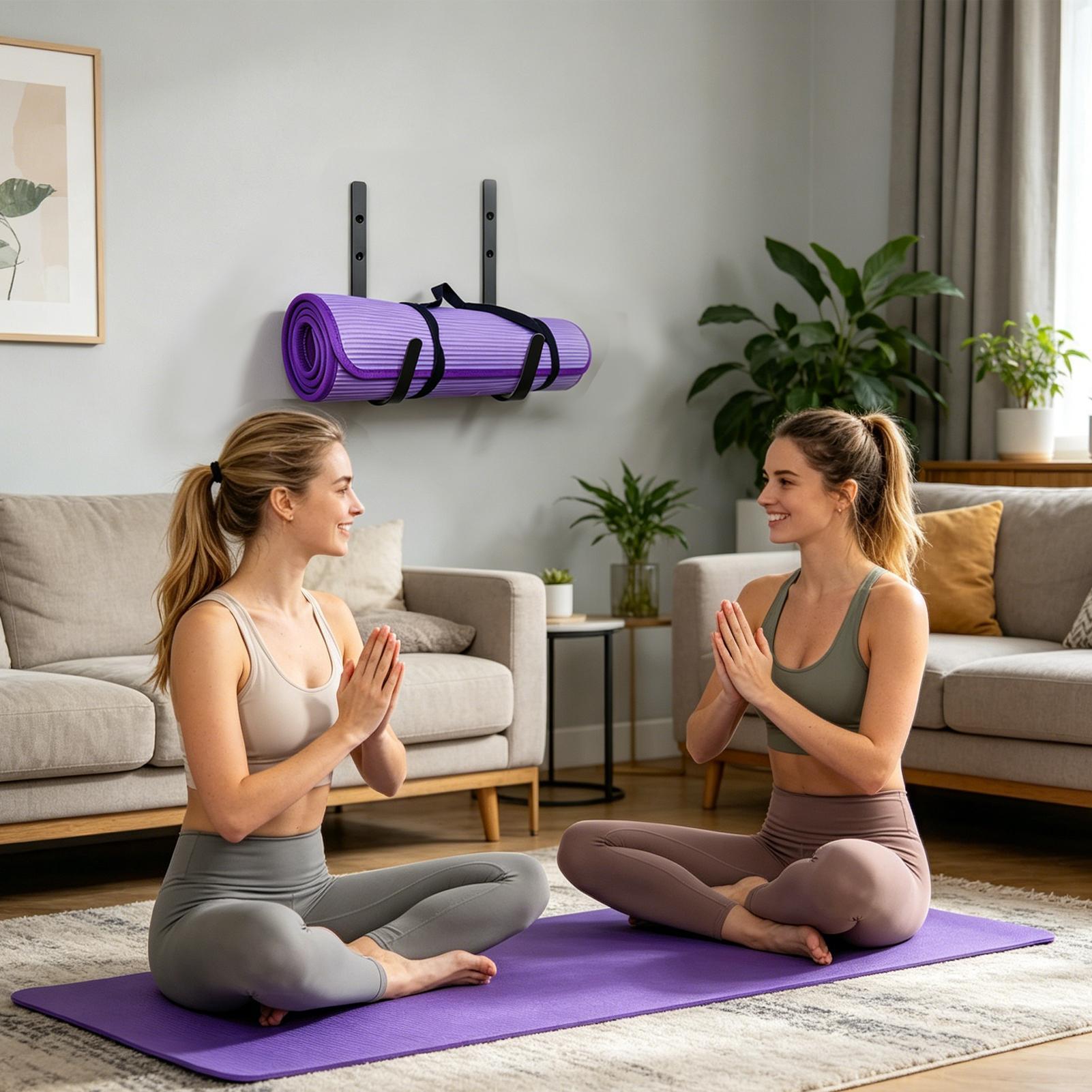 Yoga Mat Wall Mount Foam Rolle - Pilates Yoga Room recensie en prijs
