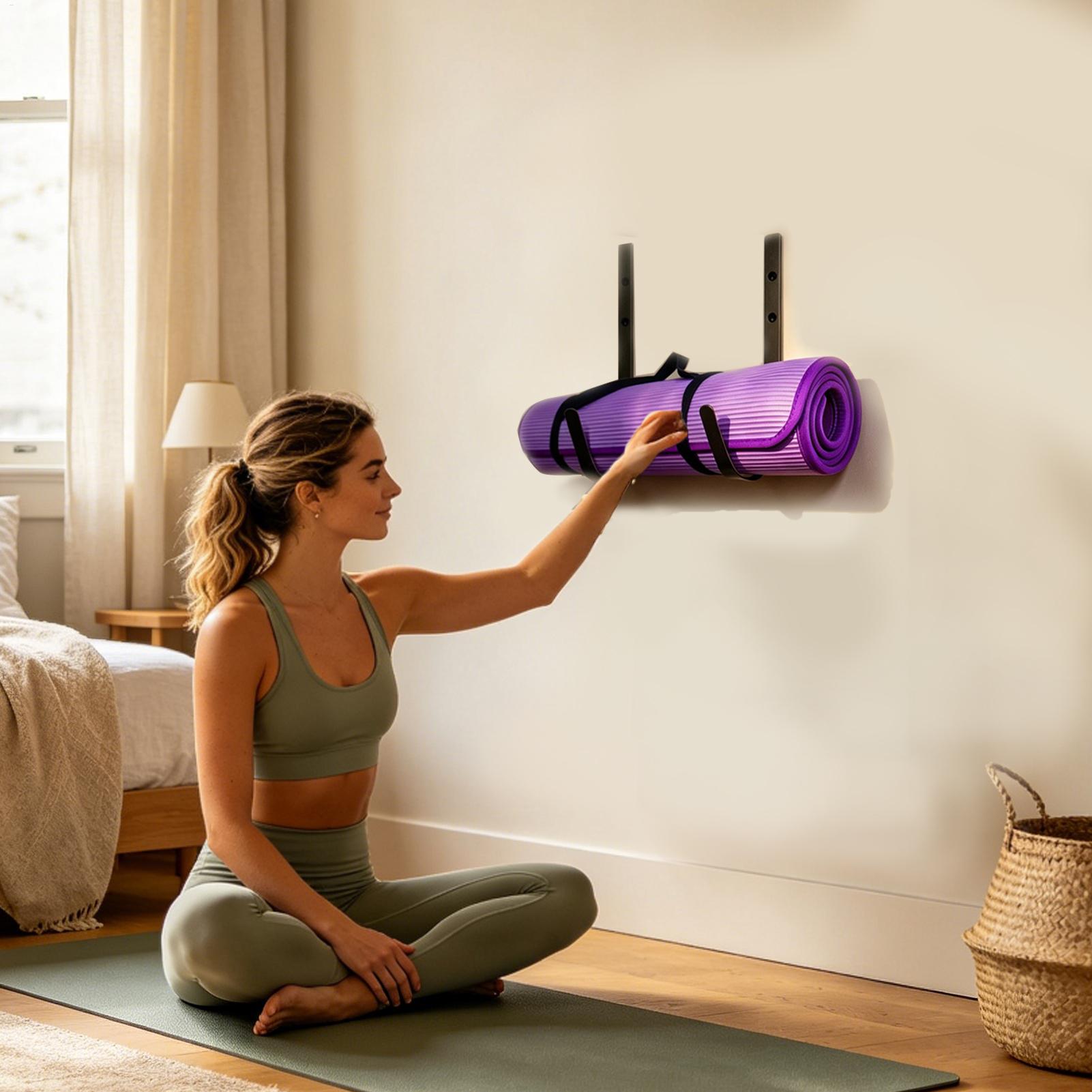Yoga Mat Wall Mount Foam Rolle - Pilates Yoga Room recensie en prijs