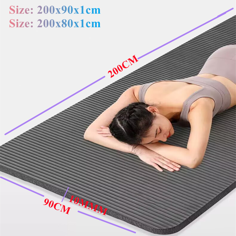200×90/80cm 10MM Thick Yoga Ma - Pilates Yoga Matte recensie en prijs